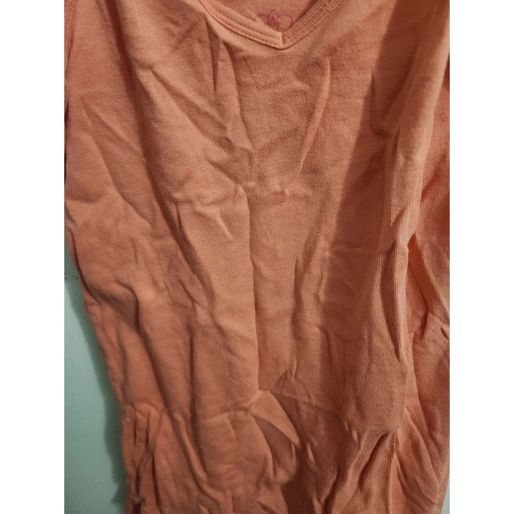 Old Navy Girls Coral Peach Cami Tank Top Spaghetti Strap V-Neck Size Medium M 8